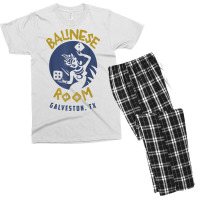 Balinese Room   Galveston, Tx   Vintage Unisex T Shirt Men's T-shirt Pajama Set | Artistshot