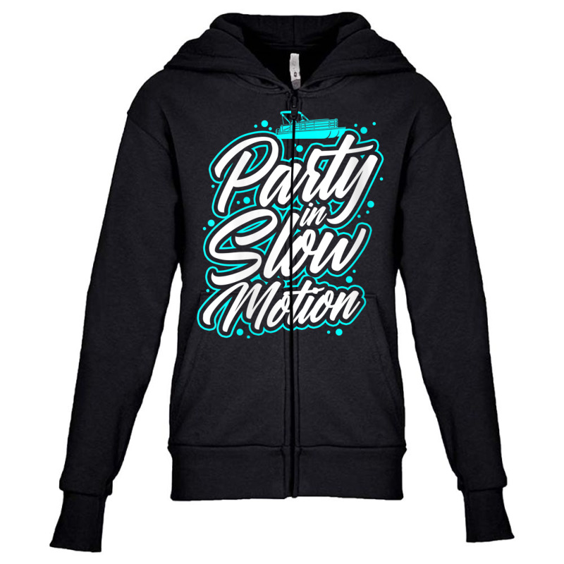 Womens Party In Slow Motion   Pontoon Boat Party V Neck T Shirt Youth Zipper Hoodie | Artistshot