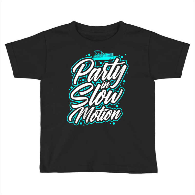 Womens Party In Slow Motion   Pontoon Boat Party V Neck T Shirt Toddler T-shirt | Artistshot