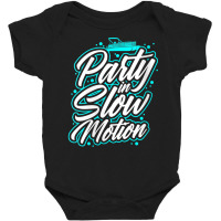 Womens Party In Slow Motion   Pontoon Boat Party V Neck T Shirt Baby Bodysuit | Artistshot