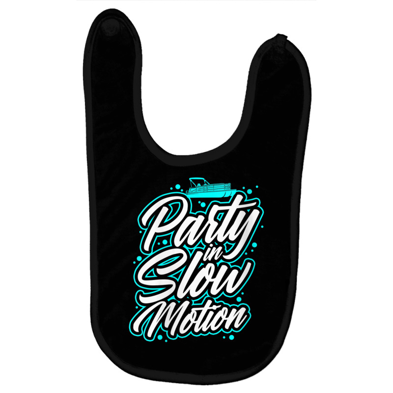 Womens Party In Slow Motion   Pontoon Boat Party V Neck T Shirt Baby Bibs | Artistshot