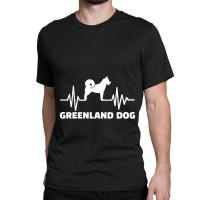 Heartbeat Greenland Dog , Greenland Dog Classic T-shirt | Artistshot