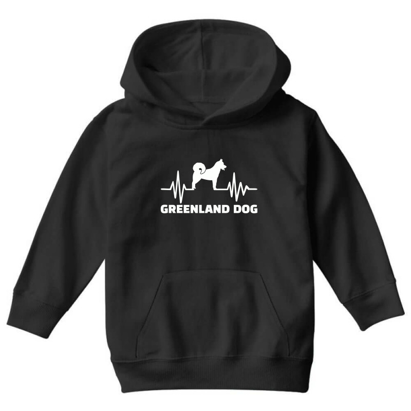 Heartbeat Greenland Dog , Greenland Dog Youth Hoodie | Artistshot