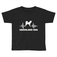 Heartbeat Greenland Dog , Greenland Dog Toddler T-shirt | Artistshot