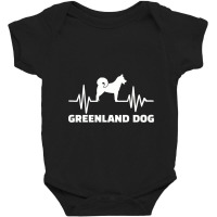 Heartbeat Greenland Dog , Greenland Dog Baby Bodysuit | Artistshot