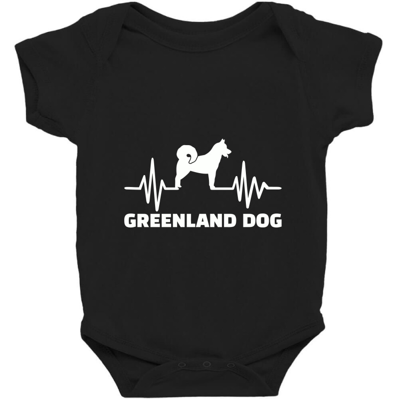 Heartbeat Greenland Dog , Greenland Dog Baby Bodysuit | Artistshot