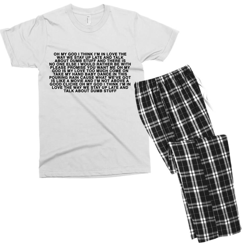 Lany Dumb Stuff Men's T-shirt Pajama Set | Artistshot