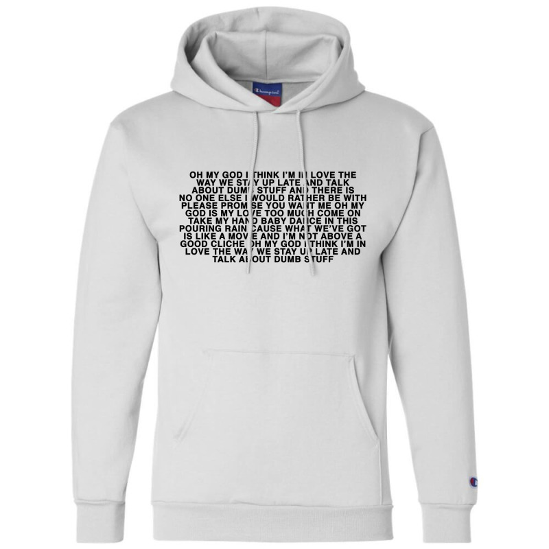 Lany Dumb Stuff Champion Hoodie | Artistshot