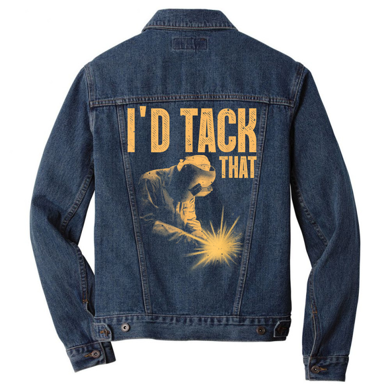 Best Welding Art Men Women Tack Welder Ironworkers Pipeliner T Shirt Men Denim Jacket | Artistshot