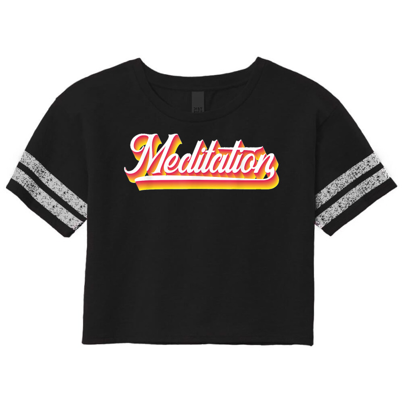 Meditation Graphic Meditating Meditation Relaxation Namaste Scorecard Crop Tee by AnaMercedesContreras | Artistshot