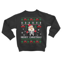 Santa Claus Skeleton Ugly Christmas Radiologist Pajamas Gift T Shirt Toddler Sweatshirt | Artistshot