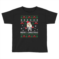 Santa Claus Skeleton Ugly Christmas Radiologist Pajamas Gift T Shirt Toddler T-shirt | Artistshot