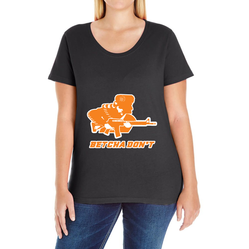 Betcha Don't   Tennessee Volunteers Ladies Curvy T-Shirt by kiamadalee | Artistshot