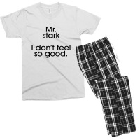 Mr Stark I Don’t Feel So Good 02  Chasan Men's T-shirt Pajama Set | Artistshot