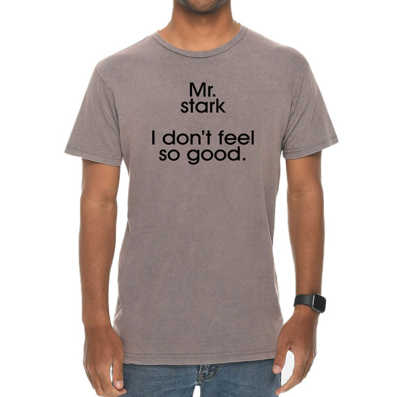 Mr Stark I Don’t Feel So Good 02  Chasan Vintage T-shirt | Artistshot