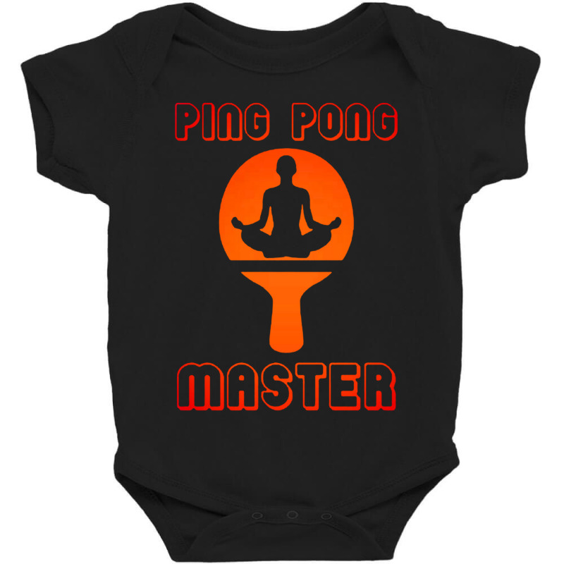 Ping Pong Master Table Tennis For Pingpong Players Baby Bodysuit by cm-arts | Artistshot