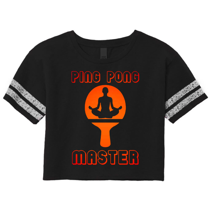 Ping Pong Master Table Tennis For Pingpong Players Scorecard Crop Tee | Artistshot