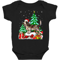 Petite Basset Griffon Vendeen Dog Christmas T Shirt Baby Bodysuit | Artistshot