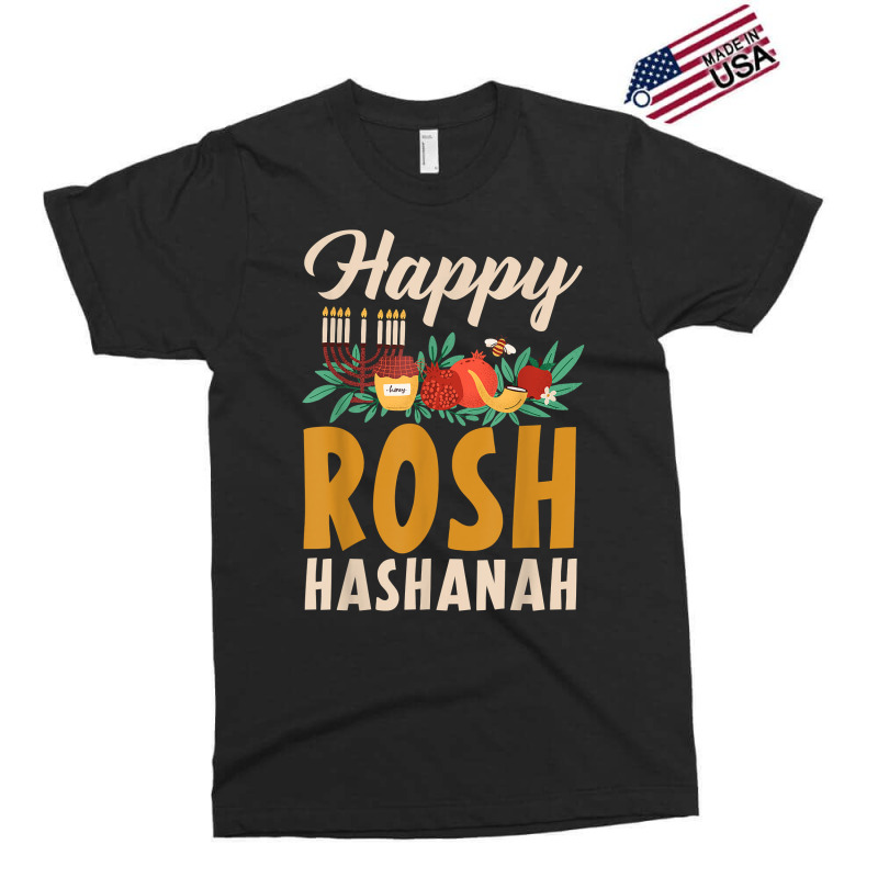 Happy Rosh Hashanah Shofar Jews Holiday Jewish New Year T Shirt Exclusive T-shirt | Artistshot