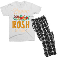 Happy Rosh Hashanah Shofar Jews Holiday Jewish New Year T Shirt Men's T-shirt Pajama Set | Artistshot