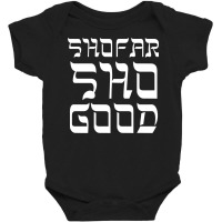 Shofar Sho Good Jewish Holiday Long Sleeve T Shirt Baby Bodysuit | Artistshot