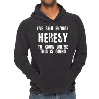 Inquisition Enough Heresy Inquisitor Meme Quotes Tabletop Wargaming Ne Vintage Hoodie | Artistshot