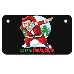 Happy Holidays  Funny Santa Motorcycle License Plate | Artistshot