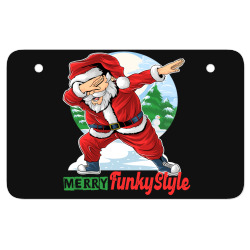 Happy Holidays  Funny Santa ATV License Plate | Artistshot