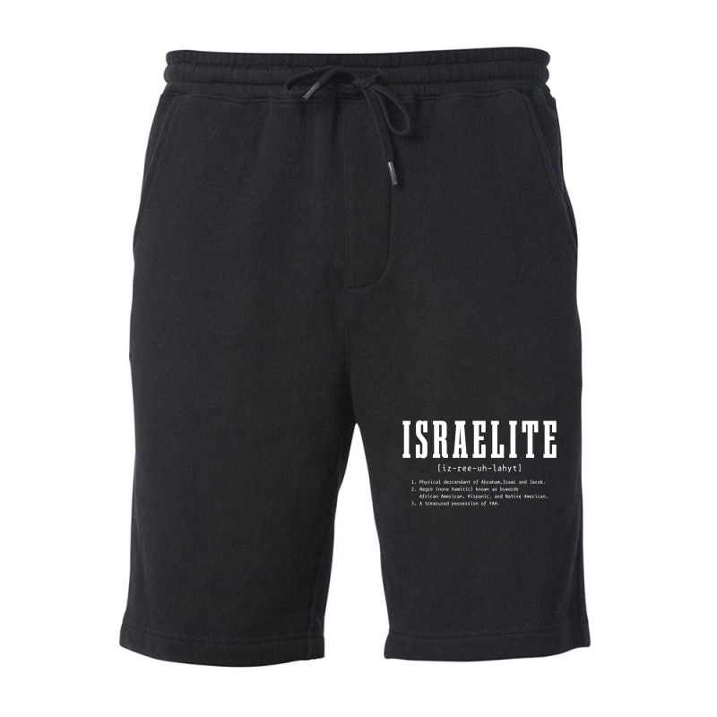 Israelite Definition Hebrew Judah Israel Fleece Short by Tisha Brown | Artistshot