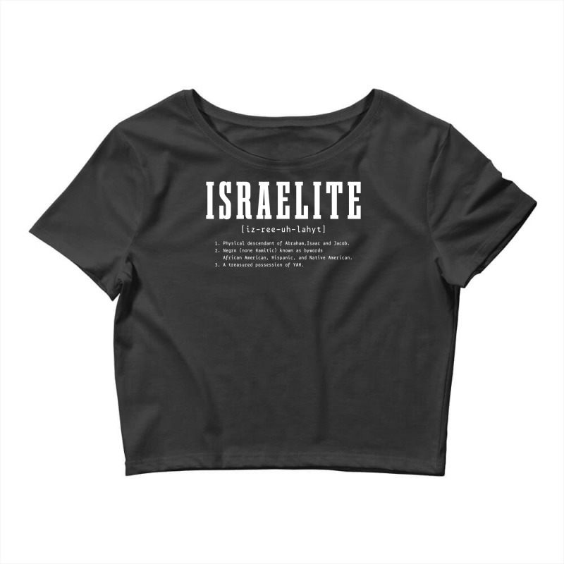 Israelite Definition Hebrew Judah Israel Crop Top by Tisha Brown | Artistshot