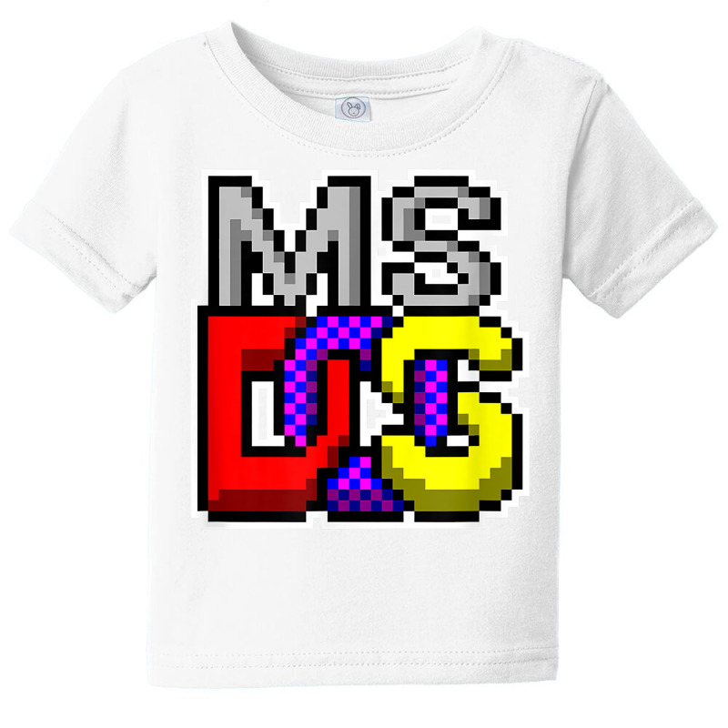 Ms Dos Retro Operating System Computer Gifts   It Tech Geek T Shirt Baby Tee by cm-arts | Artistshot