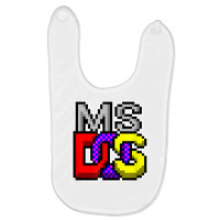 Ms Dos Retro Operating System Computer Gifts   It Tech Geek T Shirt Baby Bibs | Artistshot