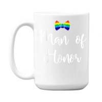 Lgbt Pride Gay Bachelor Party Man Of Honor Engagement For Fans 15 Oz Coffee Mug | Artistshot