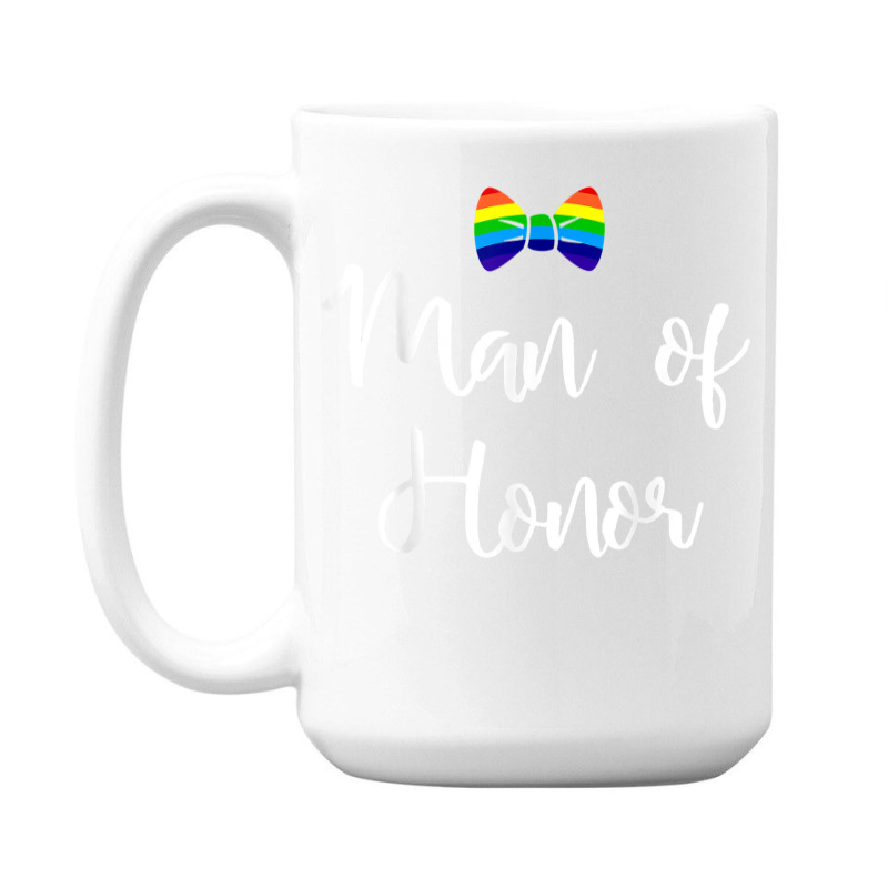 Lgbt Pride Gay Bachelor Party Man Of Honor Engagement For Fans 15 Oz Coffee Mug | Artistshot