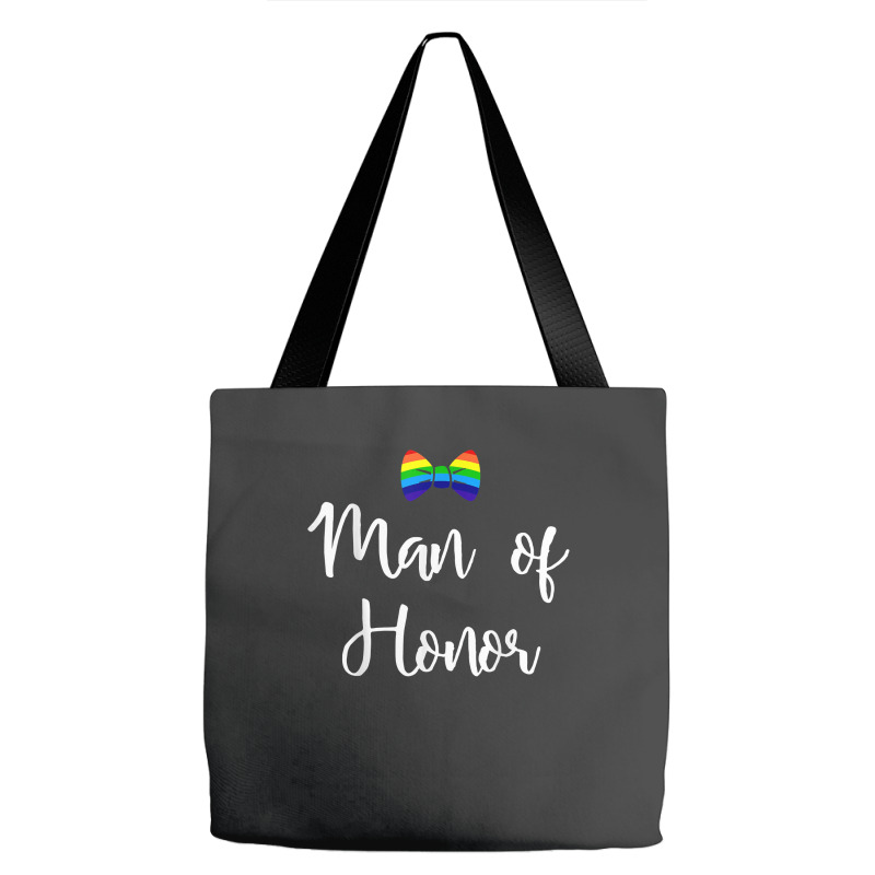 Lgbt Pride Gay Bachelor Party Man Of Honor Engagement For Fans Tote Bags | Artistshot