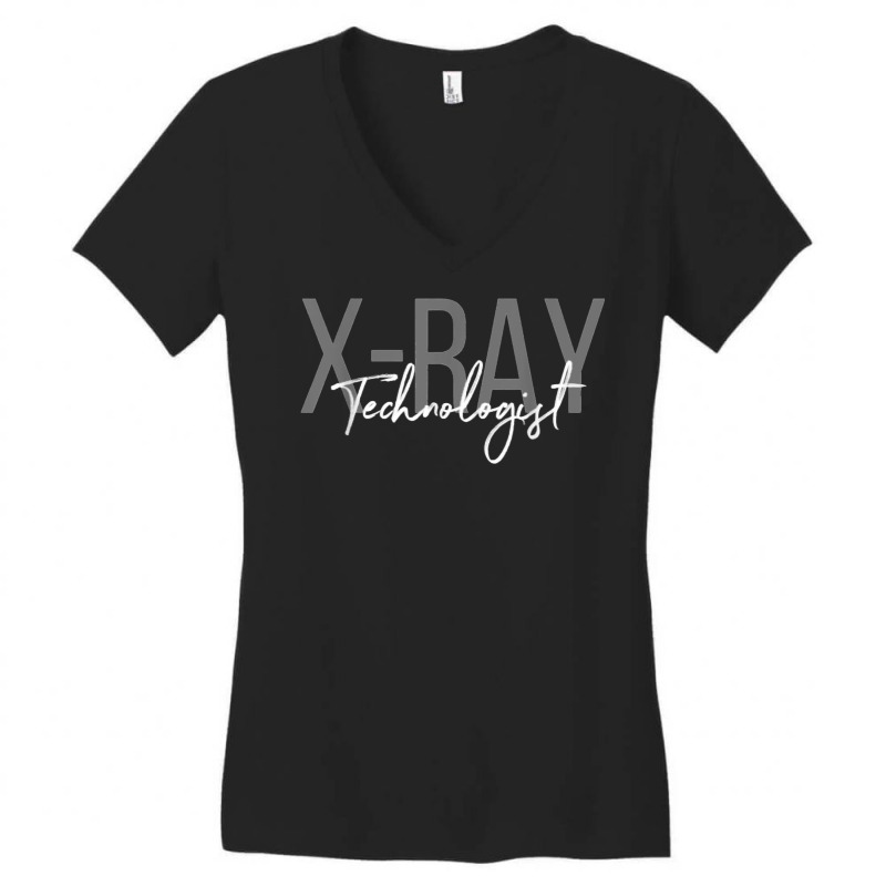 X Ray Technologist Radiologic Tech T Shirt Women's V-Neck T-Shirt by cm-arts | Artistshot