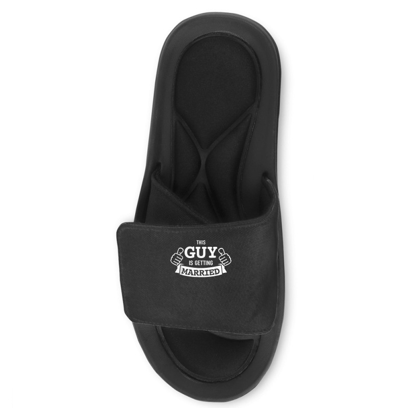 Guy Is Getting Married Groom Bachelor Party For Fans Slide Sandal | Artistshot