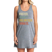 Vintage Foster Adopt Volunteer Donate Animals Rescue Shelter Long Slee Tank Dress | Artistshot