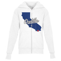 Ocotillo California Ca Map T Shirt Youth Zipper Hoodie | Artistshot