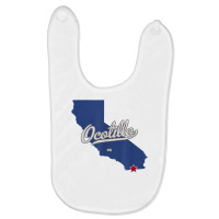 Ocotillo California Ca Map T Shirt Baby Bibs | Artistshot