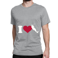 I Love Water Skiing, Water Skiing Classic T-shirt | Artistshot