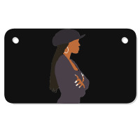 Janet Jackson   Poetic Justice  Classic Motorcycle License Plate | Artistshot