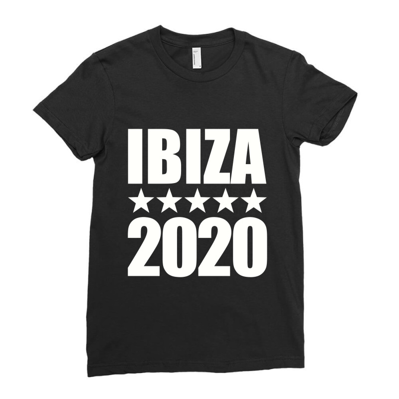 Ibiza 2020, Ibiza 2020 (2) Ladies Fitted T-shirt | Artistshot
