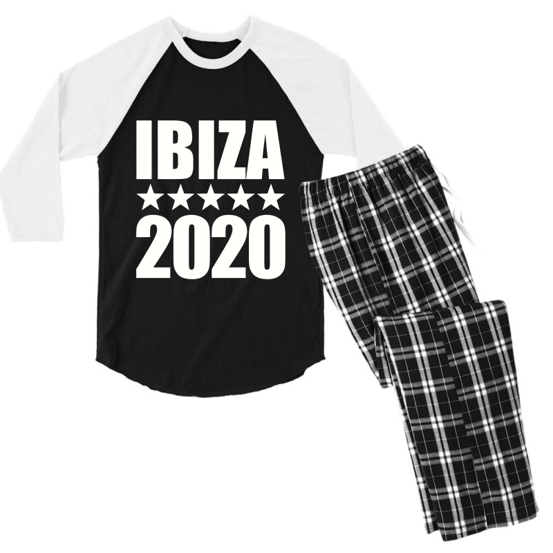 Ibiza 2020, Ibiza 2020 (2) Men's 3/4 Sleeve Pajama Set | Artistshot