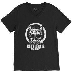 kettlebell V-Neck Tee | Artistshot