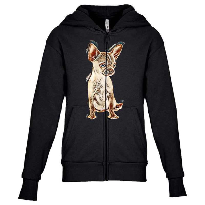 Best Dog Ever Youth Zipper Hoodie by Kemnabi | Artistshot