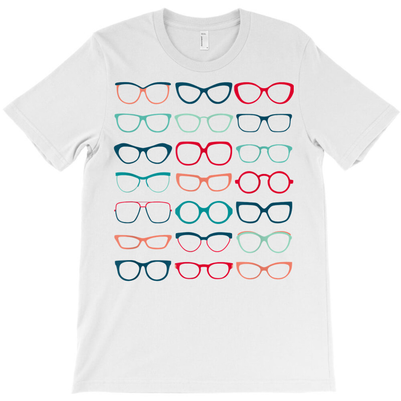 Trendy Eyeglasses Compilation Poster T Shirt T-shirt | Artistshot