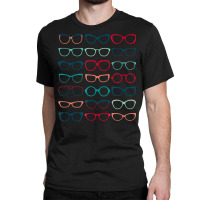 Trendy Eyeglasses Compilation Poster T Shirt Classic T-shirt | Artistshot