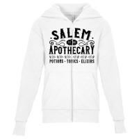 Womens Basic Witch Salem Apothecary Herbalist Elixir Tonic Potion Ragl Youth Zipper Hoodie | Artistshot