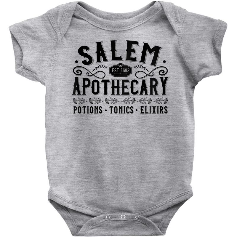 Womens Basic Witch Salem Apothecary Herbalist Elixir Tonic Potion Ragl Baby Bodysuit by cm-arts | Artistshot